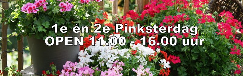 1e en 2e pinksterdag open banner